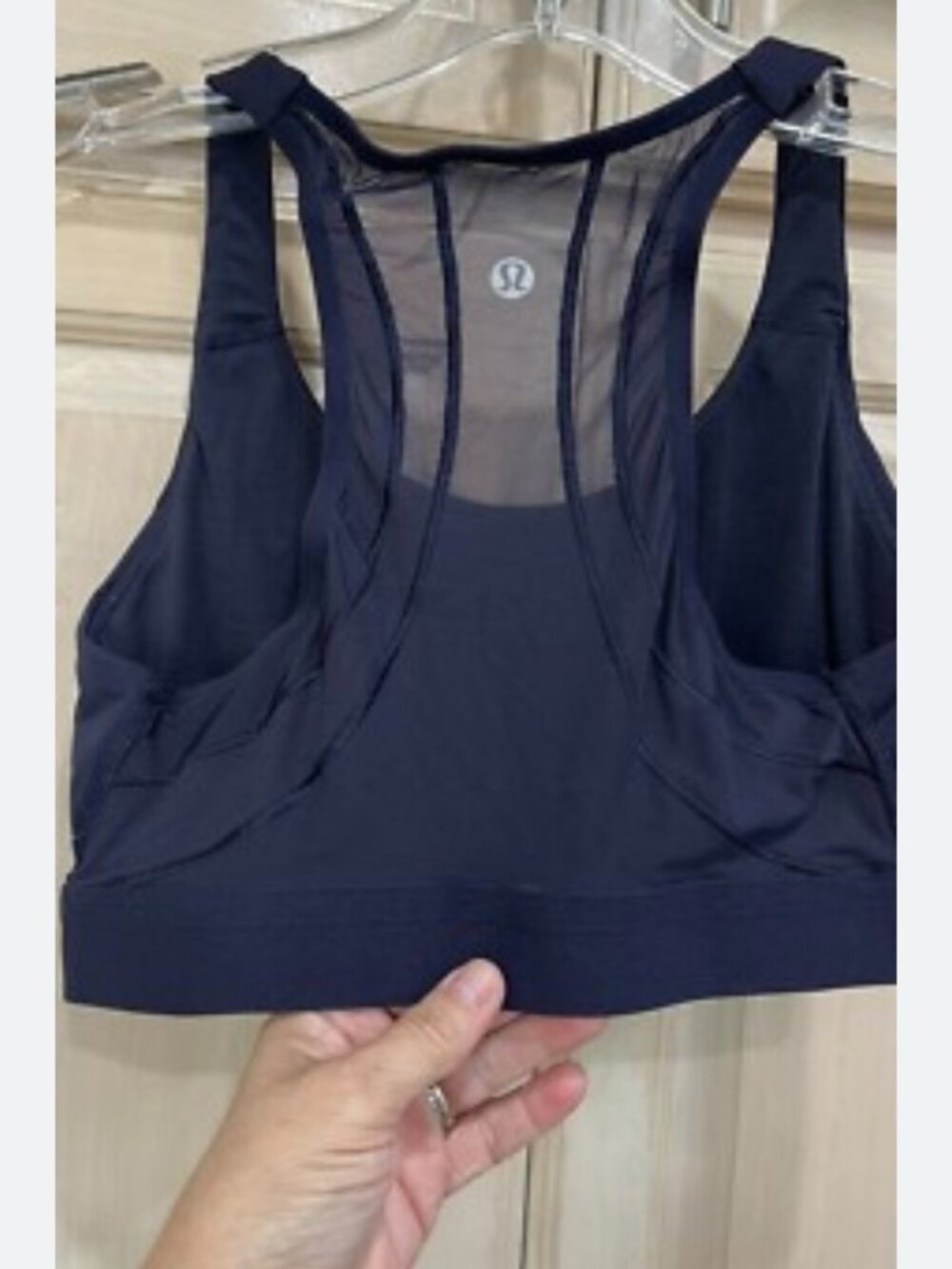 Lululemon Womens Sports bra Size 4 Blue - Picture 2 of 4
